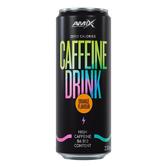 AMIX CAFFEINE DRINK 24X250ML NARANJA