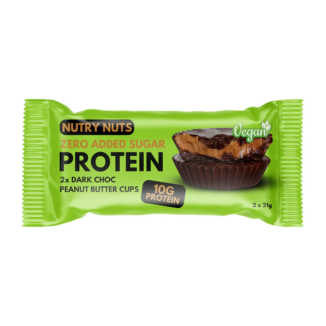 NUTRY NUTS DARK CHOC PEANUT CUPS 12X42G