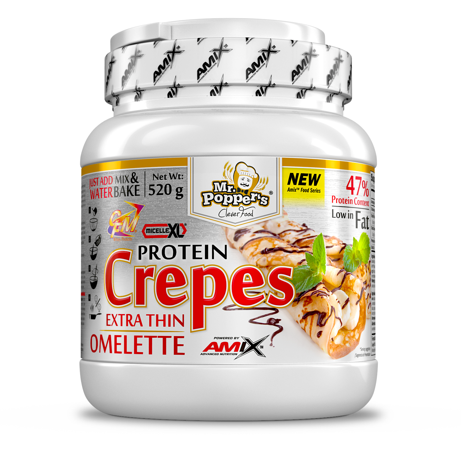 Protein Crepes 520g Natural