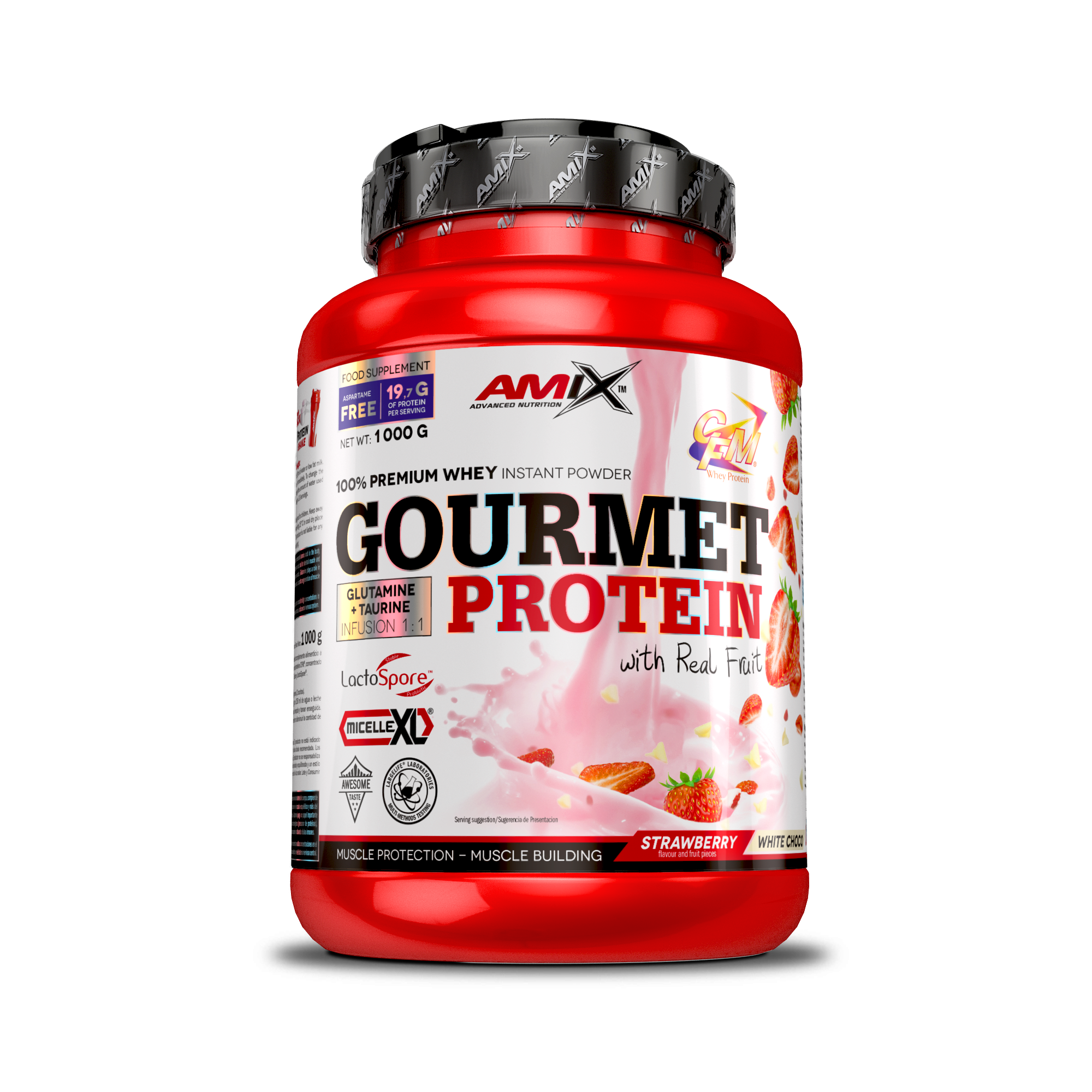 Gourmet Protein 1Kg Fresa Choco Blanco