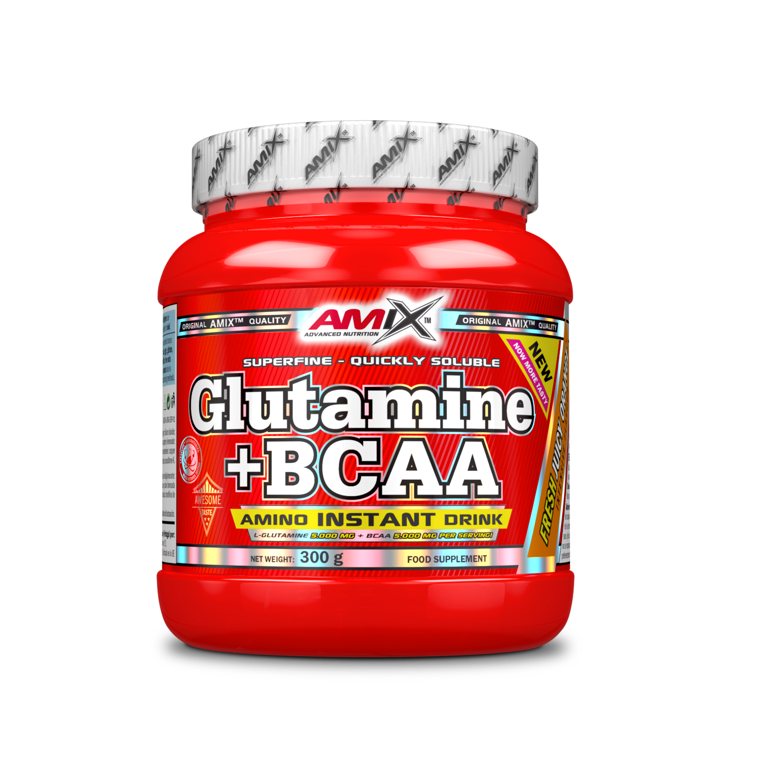 Glutamina+Bcaa´s 300g Naranja