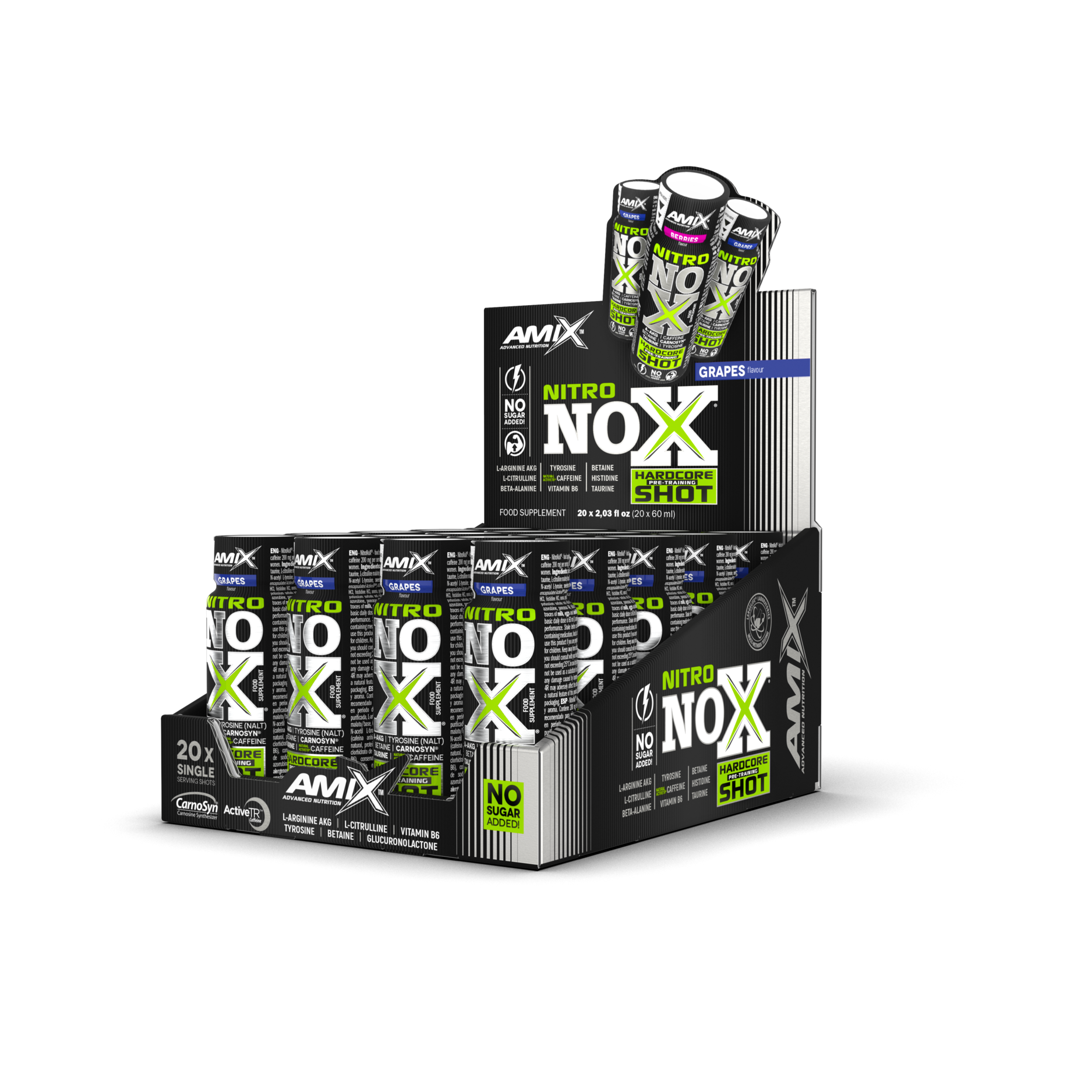 Nitro Nox Shooter! 12x140ml Uvas Azules