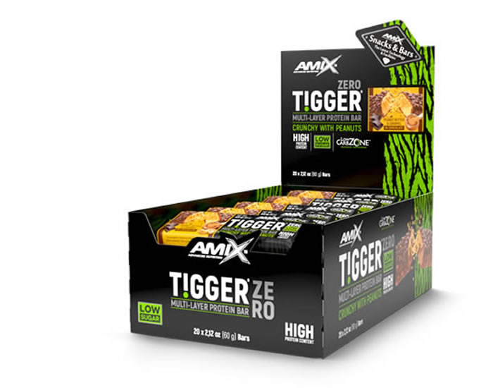 Tigger Zero Bar 20x60g Vainilla Caramelo