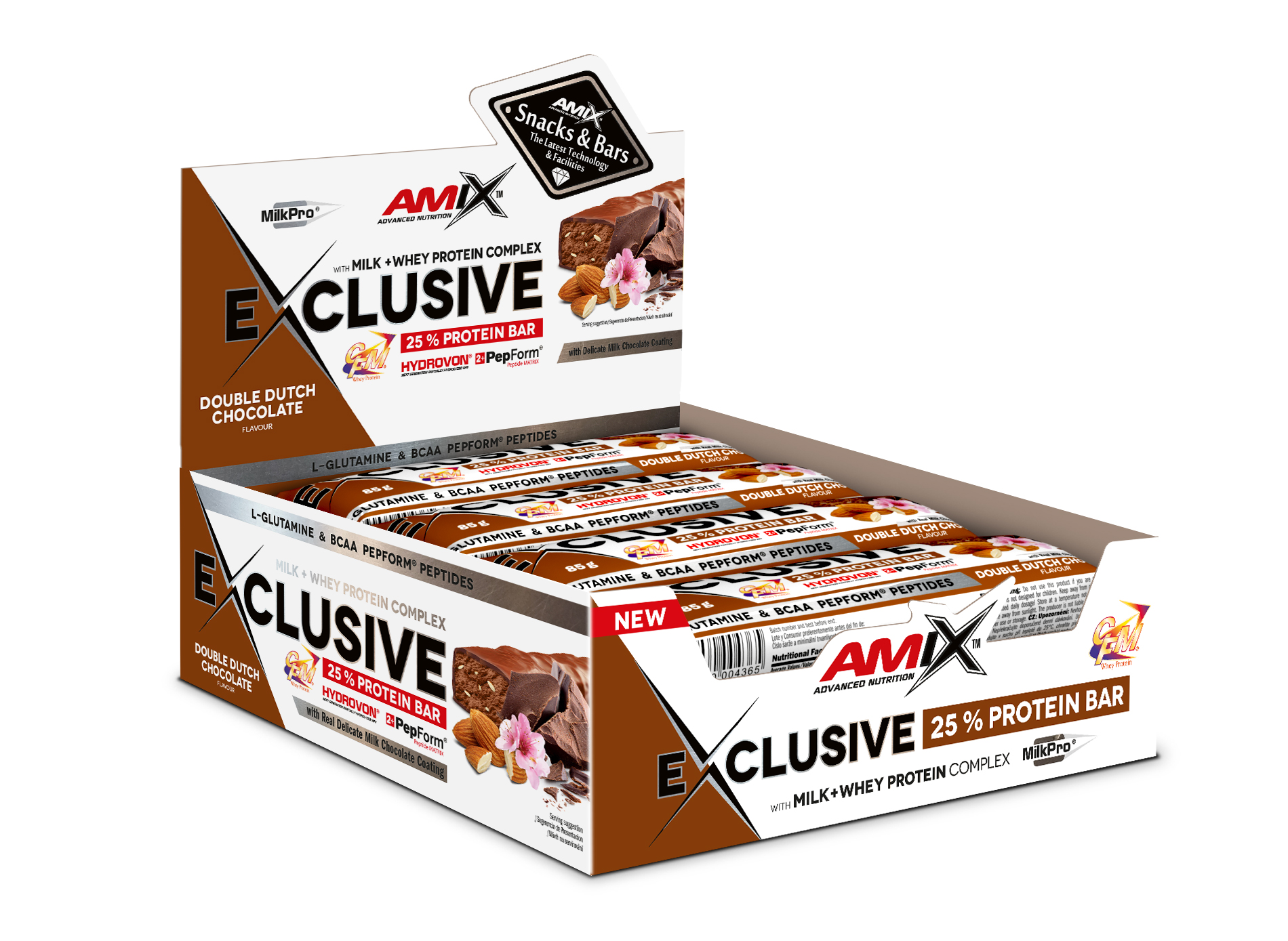 Exclusive Protein Bar 12x85g Doble Choco