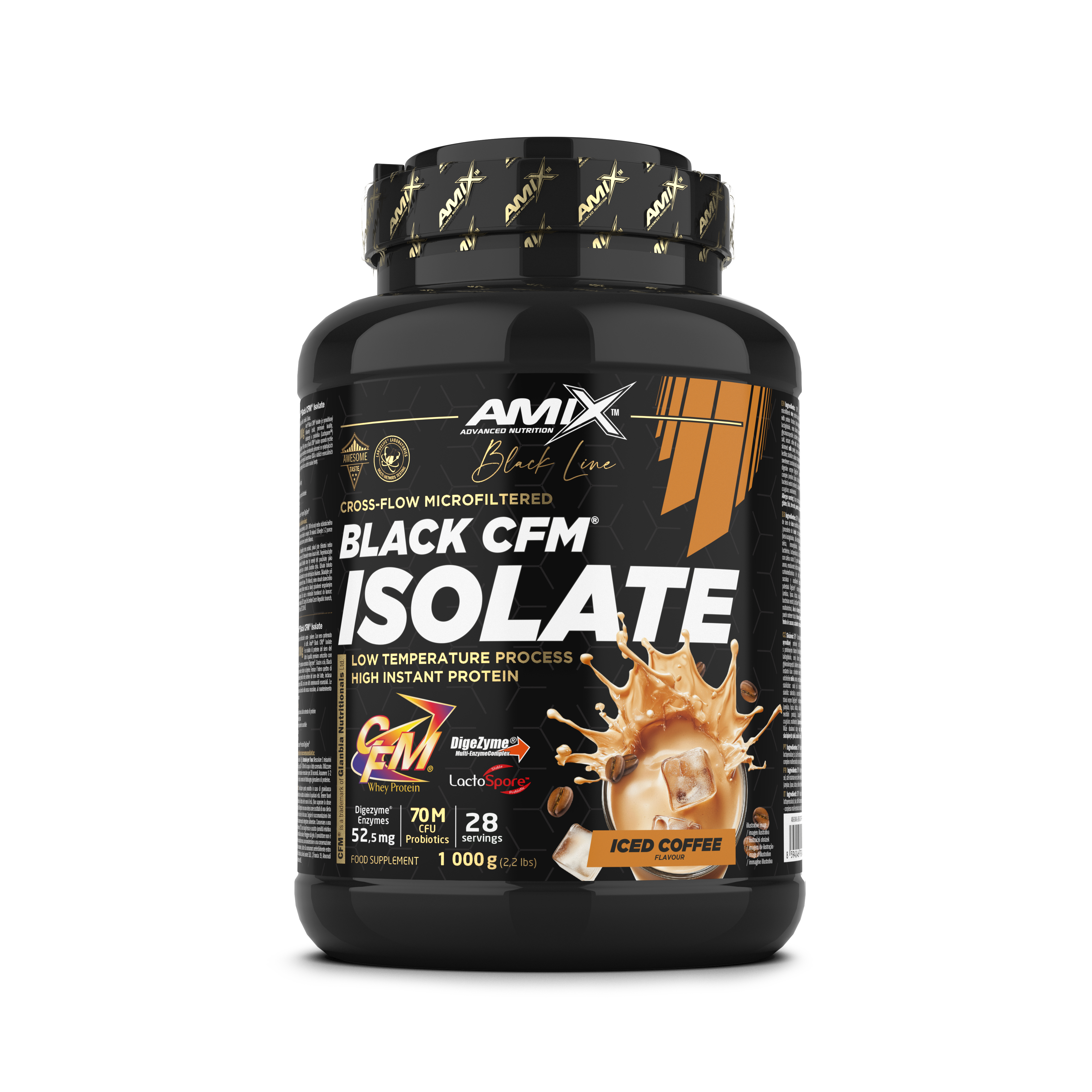 Black CFM Isolate 1kg Cafe Helado