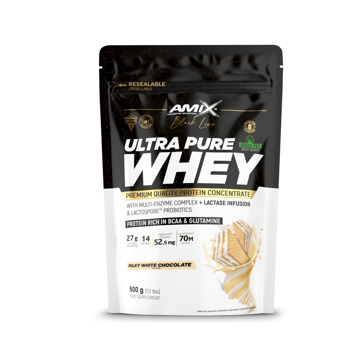 ULTRA PURE WHEY 500G CHOCOLATE BLANCO