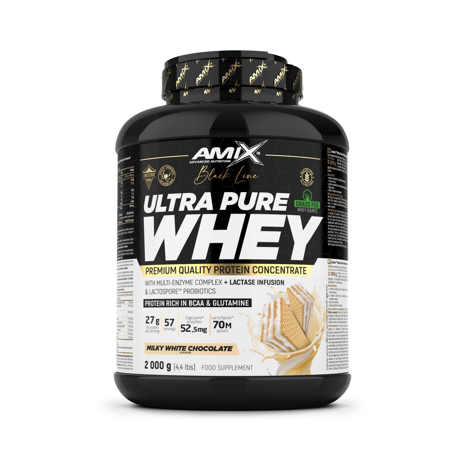 ULTRA PURE WHEY 2000G CHOCOLATE BLANCO