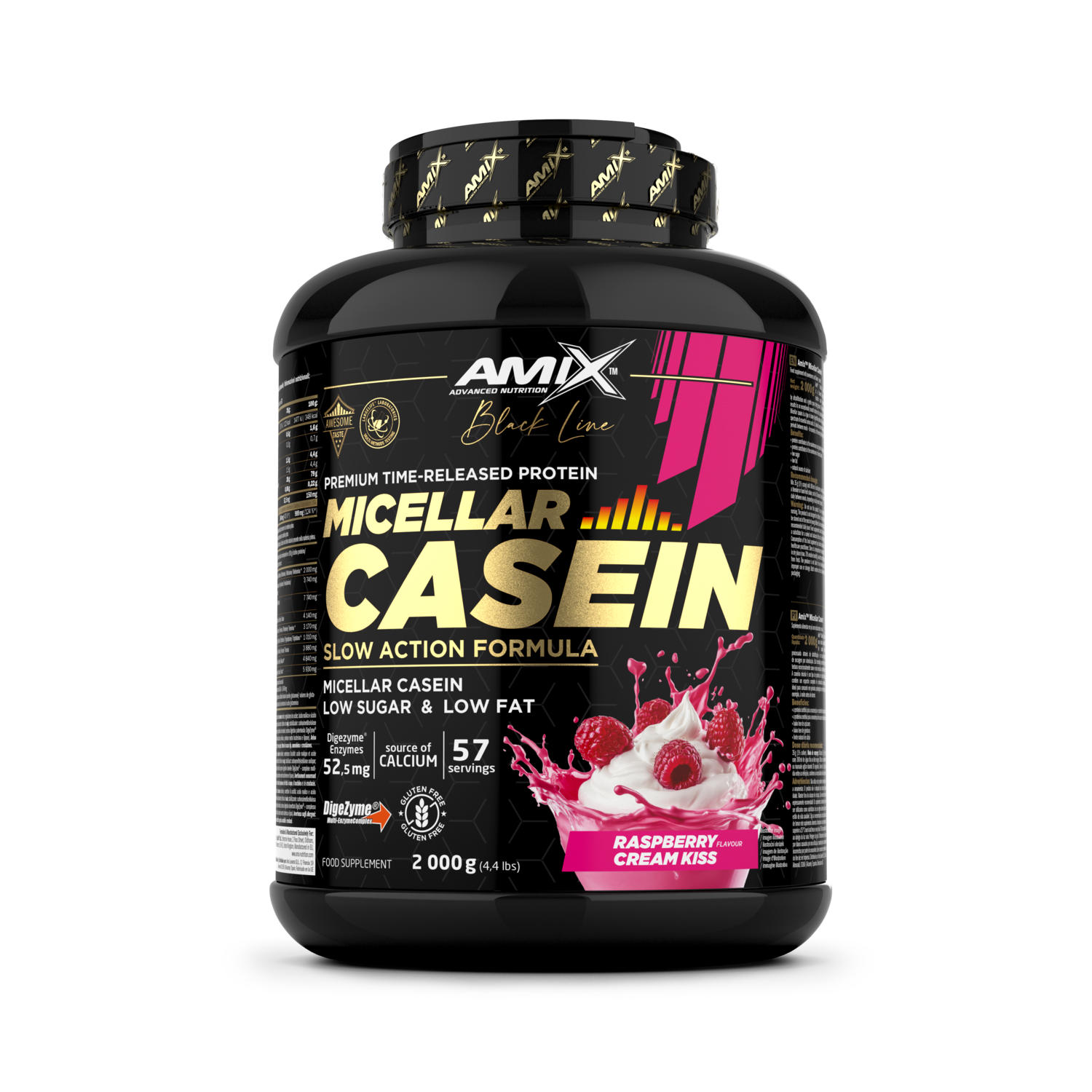 BLACK MICELLAR CASEIN 2KG FRAMBUESA