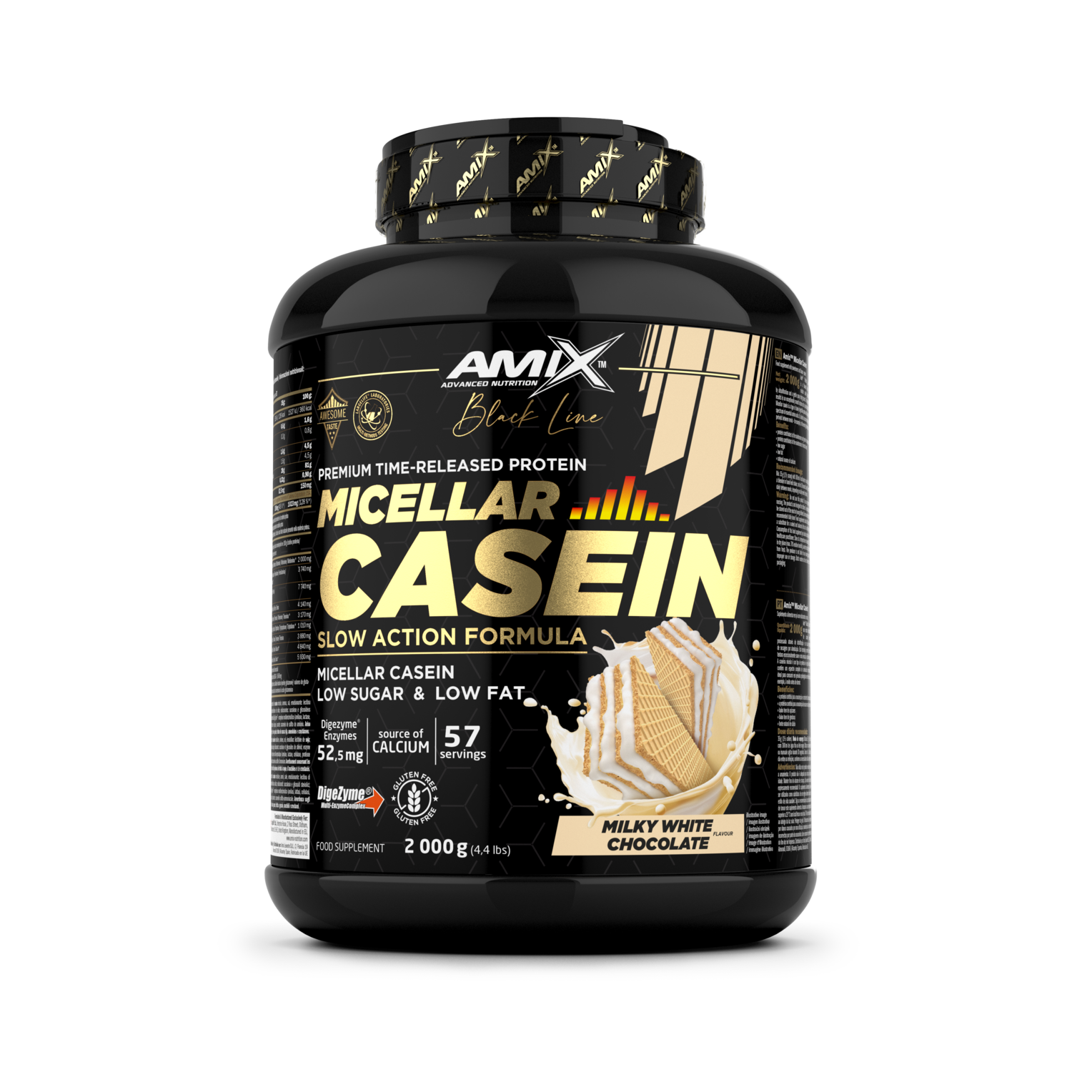 BLACK MICELLAR CASEIN 2KG CHOCO BLANCO