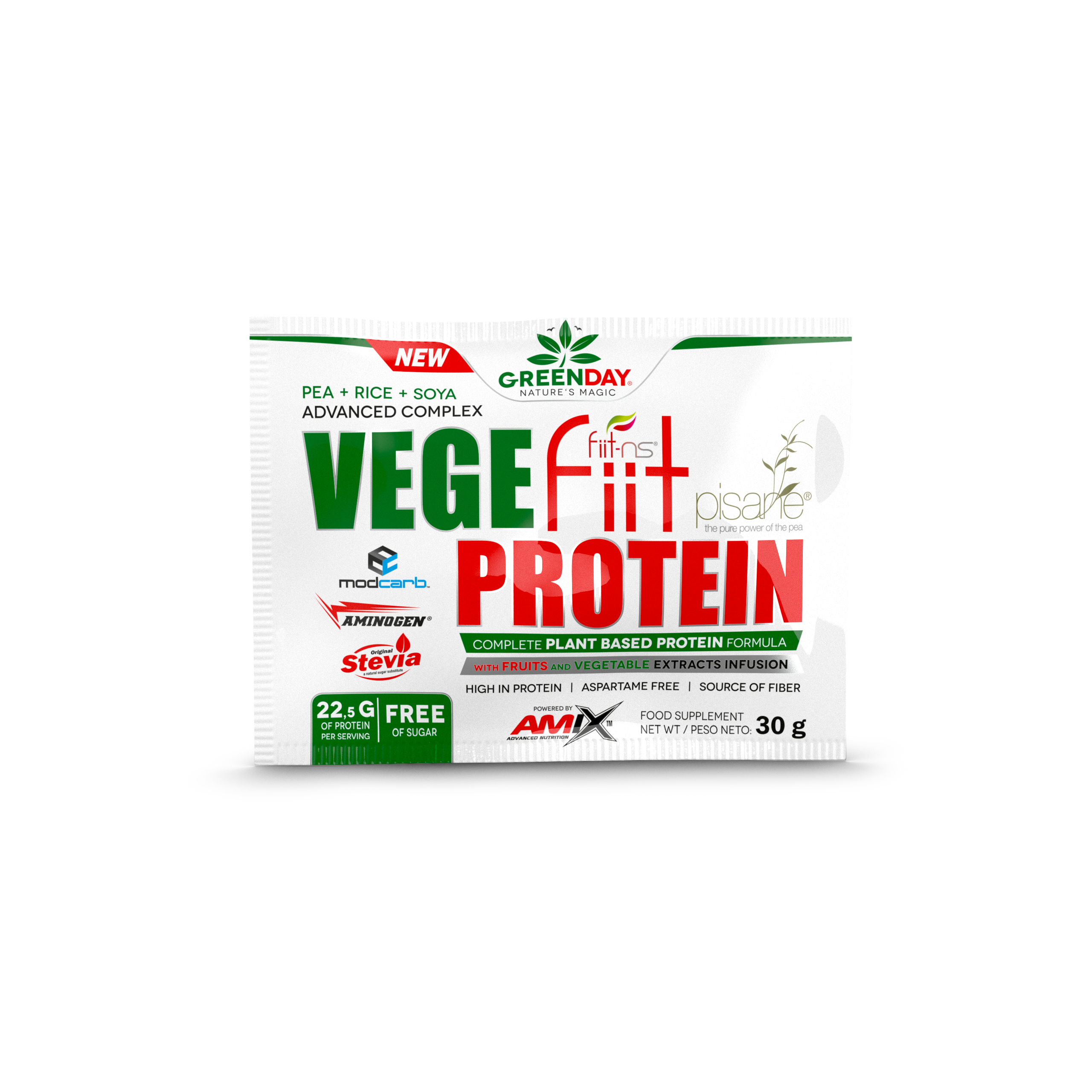 Unidosis Vegefiit Protein 30g Cacahuete Choco Caramelo
