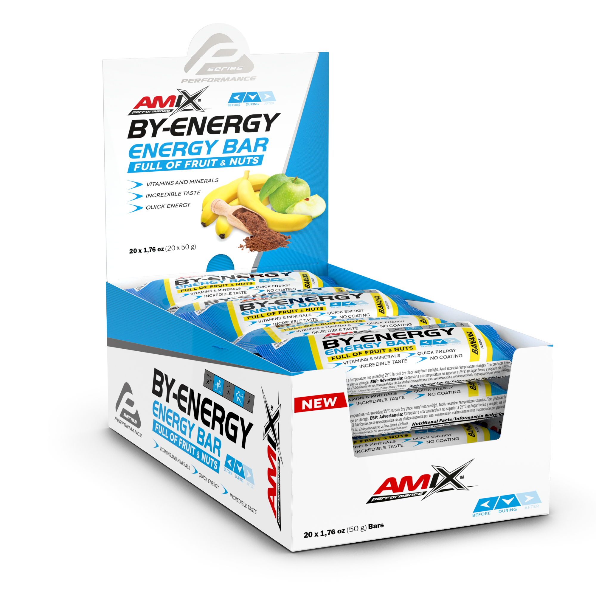 By-Energy Bars 20x50g Platano