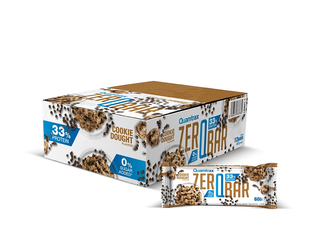 Zero QBar Cookie Dought 12x60g