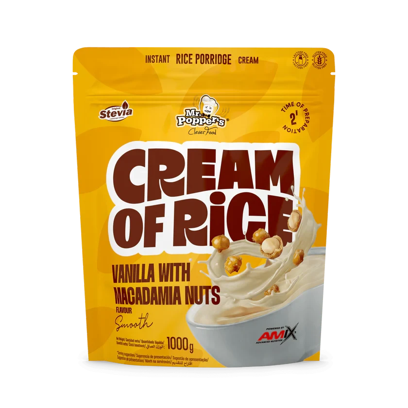 CREAM OF RICE SACO 1000G VAINILLA CON MACADAMIA