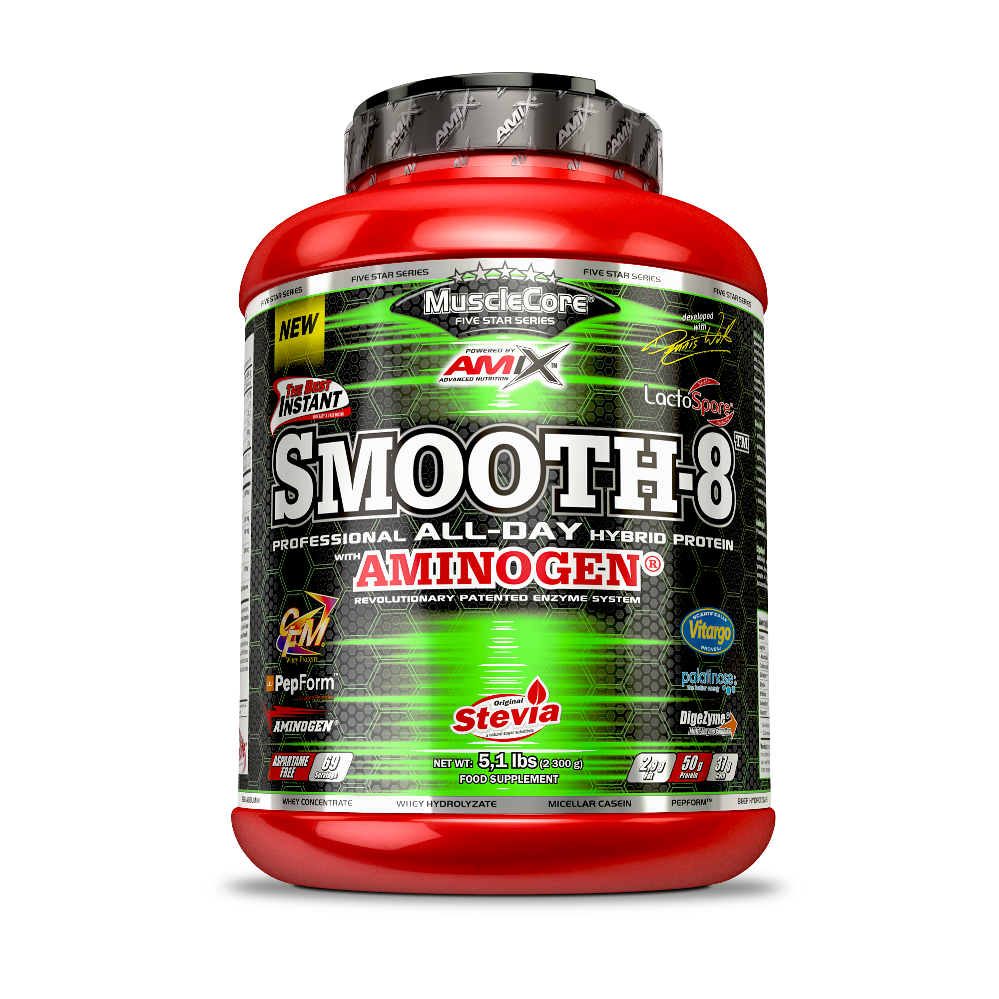 Smooth 8 Hybrid Protein 2300g Doble Choco