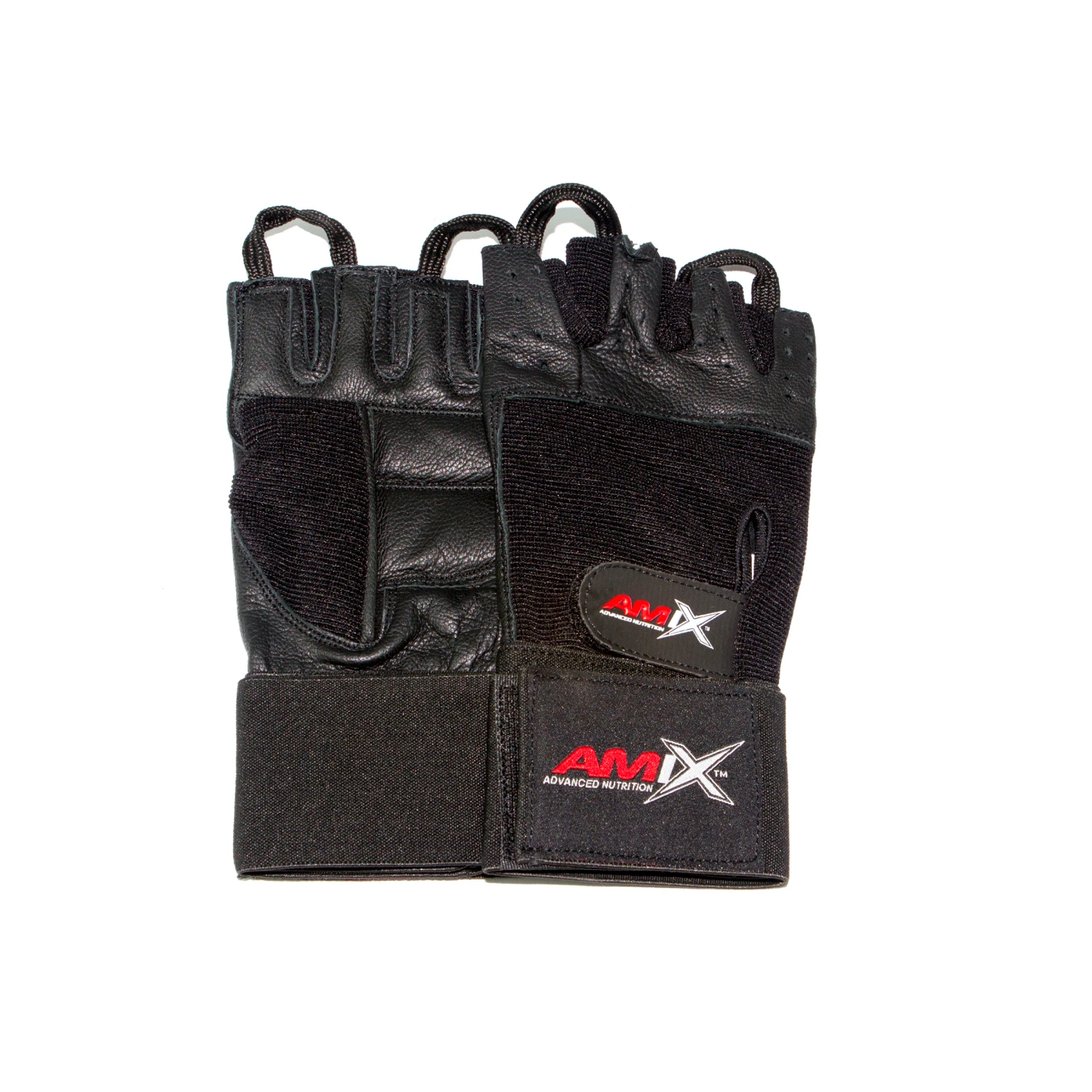 GUANTES DE MUÑEQUERA NEGRO XL