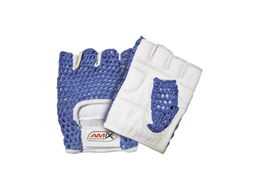 GUANTES REJILLA AZUL - XL