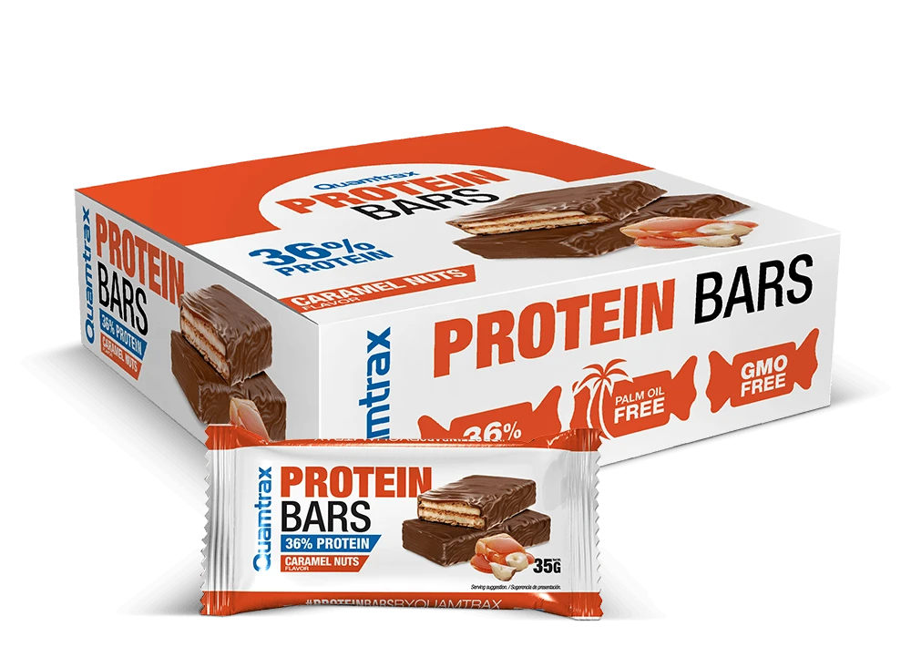 Protein Bars Caramel Nuts 32x35g