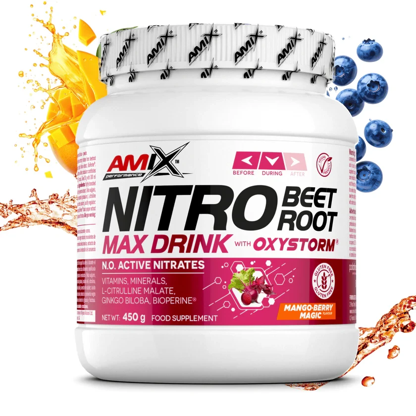 PERFORMANCE NITRO BEET ROOT MAX 450G MANGO BERRY