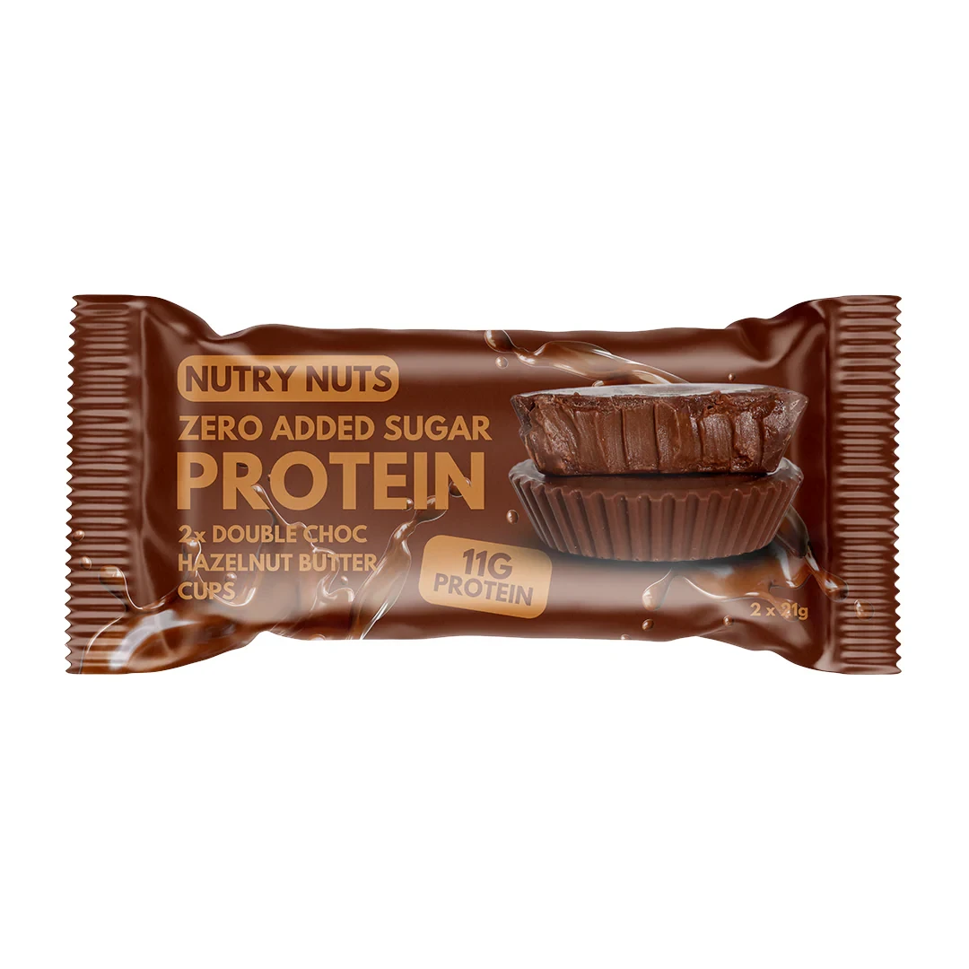 NUTRY NUTS DOUBLE CHOC HAZELNUT 12X42G