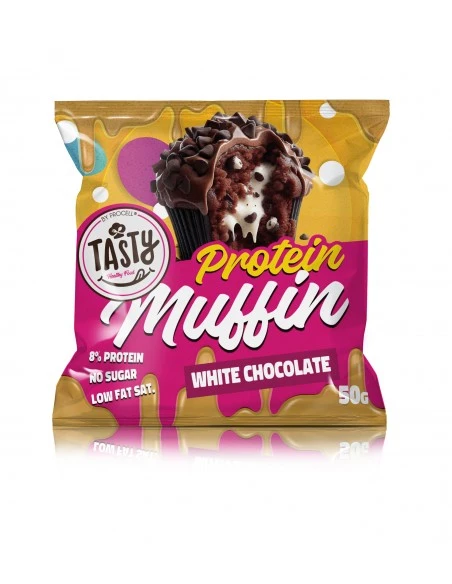 PROTEIN MUFFIN 15X50G CHOCO BLANCO