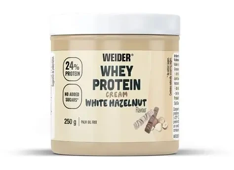 WHEY PROTEIN CREAM WHITE HAZELNUT 250G