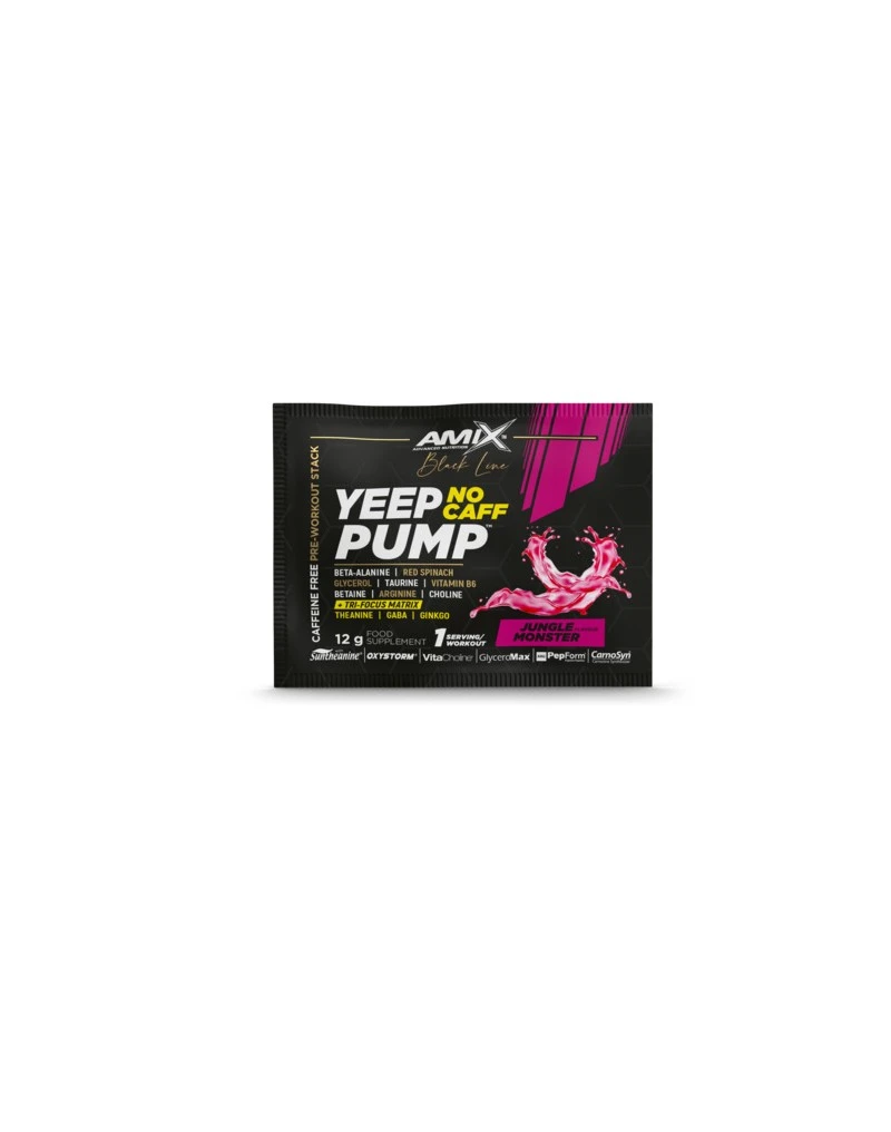 Unidosis Yeep Pump No Caff 12g Jungle Monster