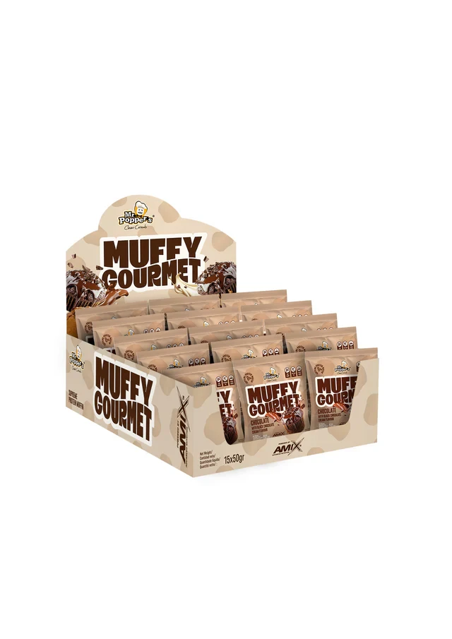 MUFFY GOURMET CHOCO 15X50G  CHOCO NEGRO
