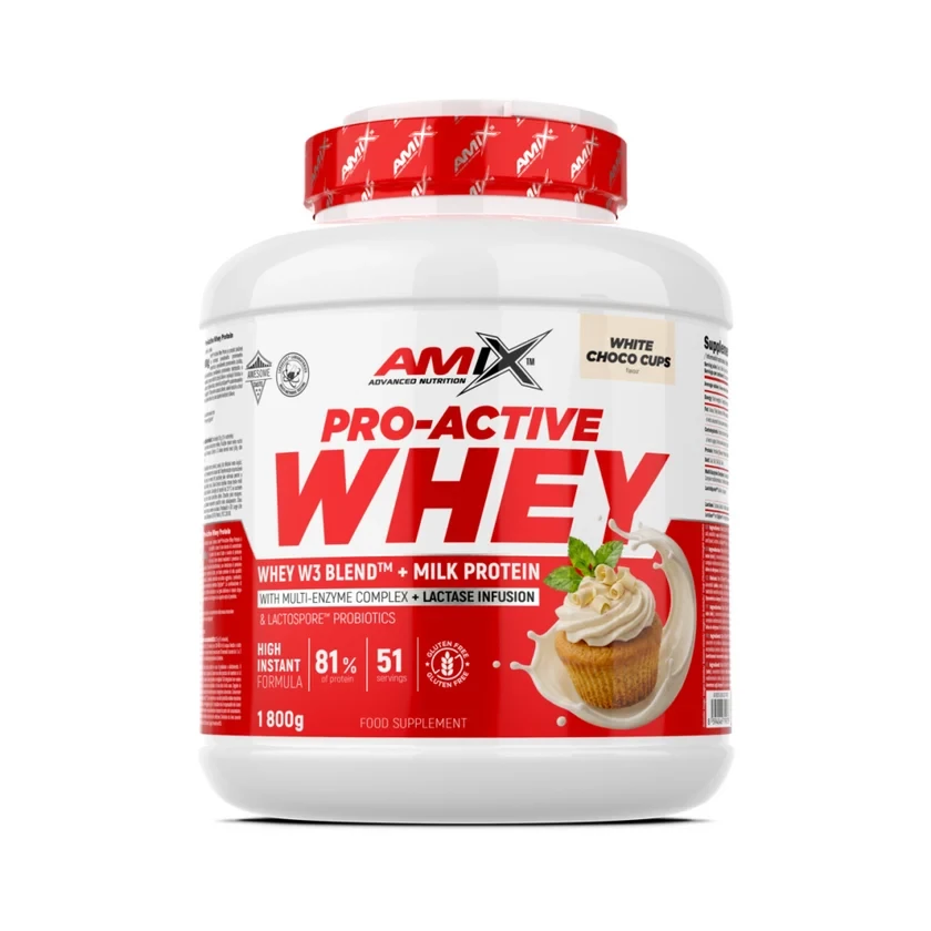 PRO-ACTIVE WHEY 1800G CHOCOLATE BLANCO
