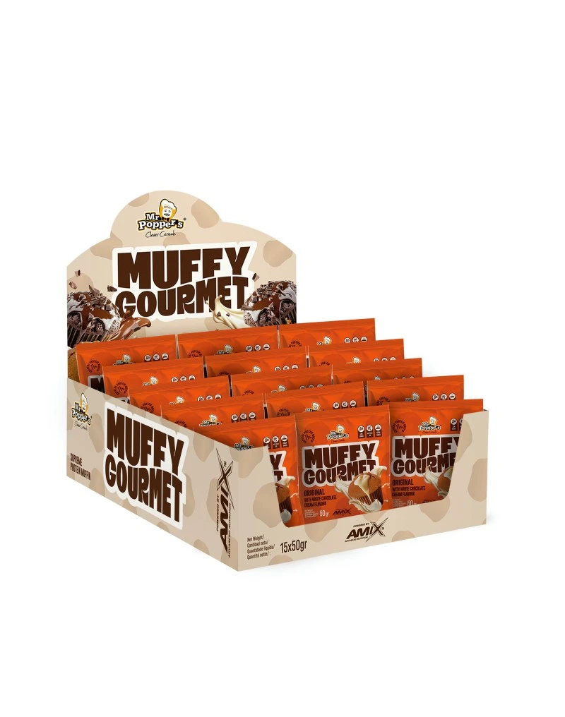 MUFFY GOURMET ORIGINAL 15X50G CHOCO BLANCO