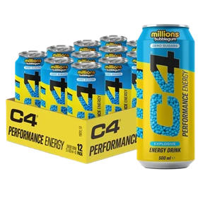 C4 Energy Performance 12x500ml Bubblegum