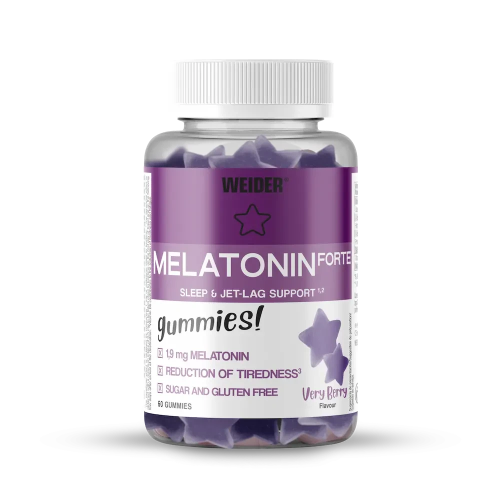 MELATONIN FORTE 60GUM FRUTAS DEL BOSQUE